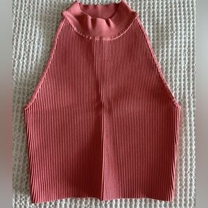 Aritzia Babaton High Neck Cropped Tank